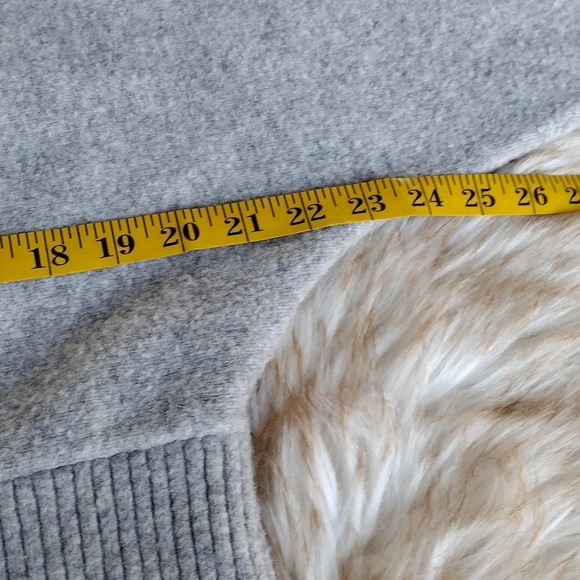 PRINGLE OF SCOTLAND X HM Collab Wool Blend Drawstring Hooded Sweater Cropped S - Picture 5 of 6